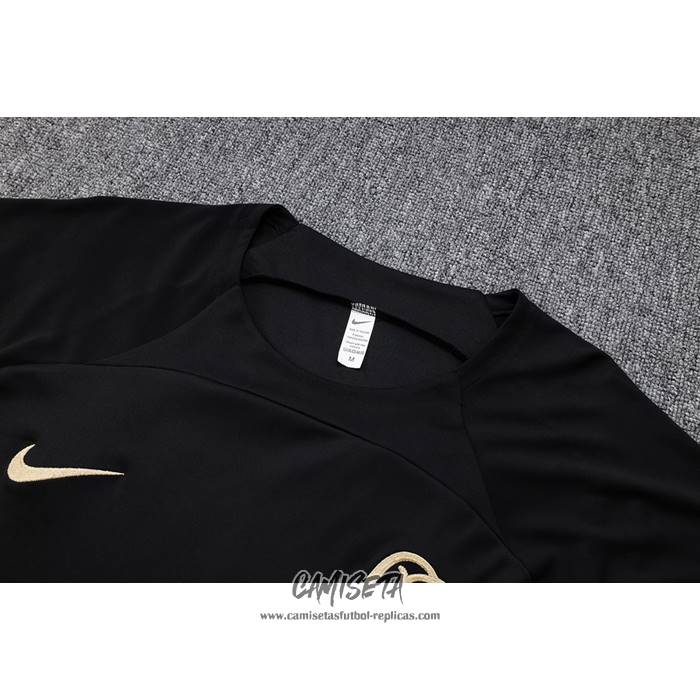 Chandal del Corinthians 2023-2024 Manga Corta Negro - Pantalon Corto